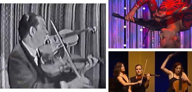weird violinists