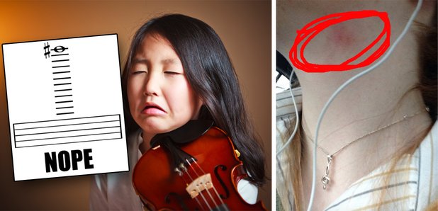 worst things about playing the violin